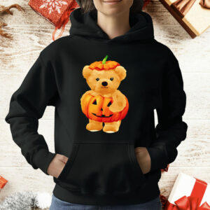 Cool Pumpkin And Teddy Bear For Halloween T-Shirt