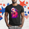 Cosmic Jellyfish Warrior With Stars T-Shirt