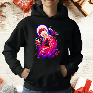 Cosmic Jellyfish Warrior With Stars T-Shirt