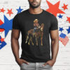 Cowboy Riding Horse Funny Western Meme T-Shirt