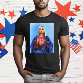 Dominik Wearing Santa Olivia T-Shirt