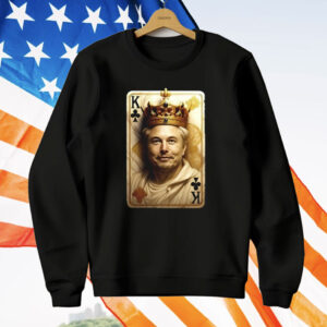 Elon Musk The King Card T-Shirt