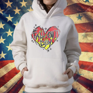 Fall Out Boy Merch Store Scratch Heart T-Shirt