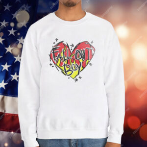 Fall Out Boy Merch Store Scratch Heart T-Shirt