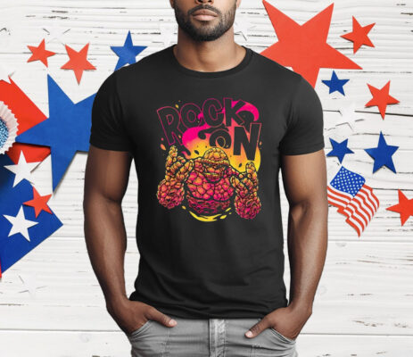 Fantastic Four Ben Grimm Rock On T-Shirt