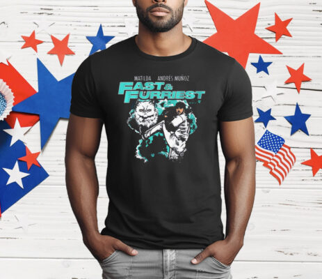 Fast and Furriest Matilda Andrés Muñoz Seattle Mariners T-Shirt
