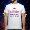 Gavin Newsom 2028 President Unisex T-Shirt