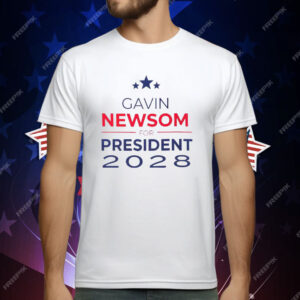 Gavin Newsom 2028 President Unisex T-Shirt