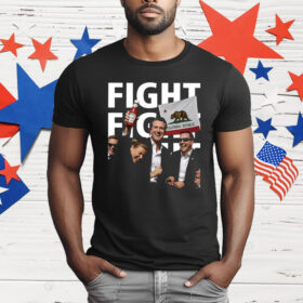 Gavin Newsom Fight Fight Fight T-Shirt