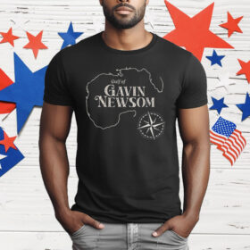Gavin Newsom Gulf Of Mexico Map T-Shirt