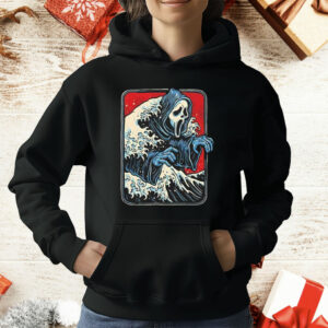 Ghostface In The Great Wave Off Kanagawa Ghost Wave T-Shirt