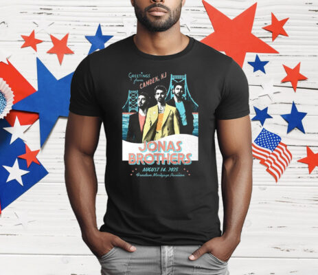 Greetings From camden NJ Jonas Brothers T-Shirt