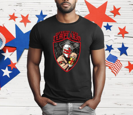 Guerrero Leon Templario Warrior Shield T-Shirt