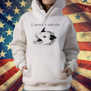 I Need A Snack Meme Screaming Opossum Possum T-Shirt