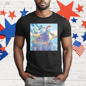 Jason Voorhees Freddy Krueger Michael Myers Titanic Halloween T-Shirt