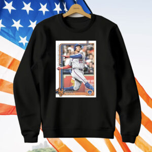 Juan Soto New York Mets Topps Baseball Card Player T-Shirt