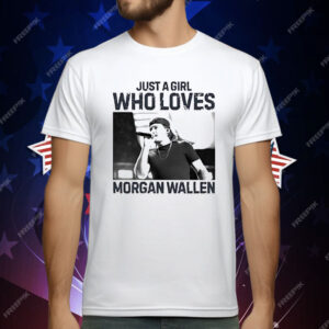 Just A Girl Who Loves Morgan Wallen Country Music Vintage T-Shirt
