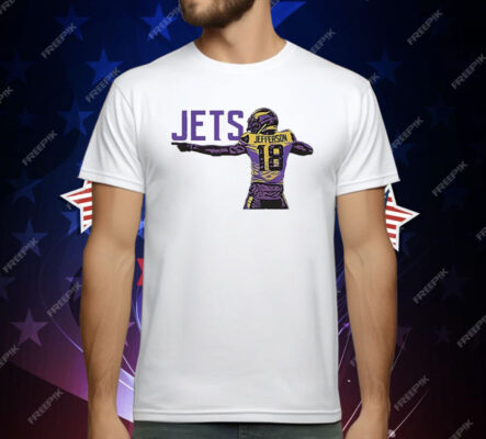 Justin Jefferson Minnesota Vikings Jets Celebration Pose T-Shirt
