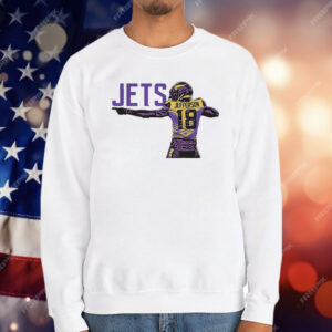 Justin Jefferson Minnesota Vikings Jets Celebration Pose T-Shirt