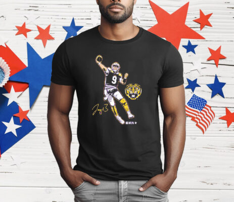 LSU Football – Joe Burrow Superstar Pose T-Shirt