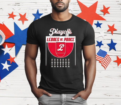 Leones De Ponce Basketball Playoffs 2025 T-Shirt