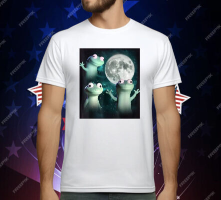 Lizard Lizard Lizard Meme Moon T-Shirt