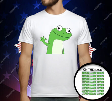 Lizard Lizard Lizard Meme Button T-Shirt