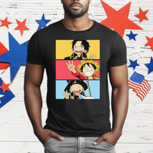 Luffy One Piece Straw Hat Pirates Manga Anime T-Shirt