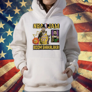 Luka Doncic Lakers NBA Jam Boom Shakalaka T-Shirt