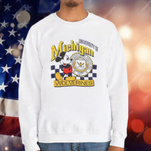 Mickey Mouse University Of Michigan Wolverines 1817 T-Shirt