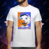 Mr Met Believe New York Mets T-Shirt