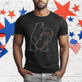 New York Mets Polar Bear Chancla Neon T-Shirt