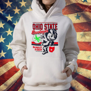 Ohio State Buckeyes Scarlet And Gray The Buckeye State T-Shirt