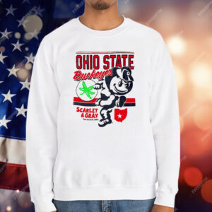 Ohio State Buckeyes Scarlet And Gray The Buckeye State T-Shirt