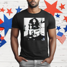 Ozzy Osbourne On Toilet 1980s T-Shirt