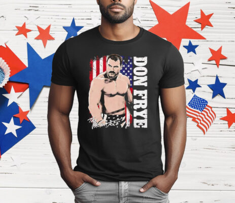 Patriotic Don Frye American Flag T-Shirt