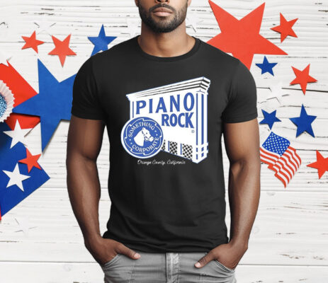 Piano Rock Something Corporate Orange County California T-Shirt