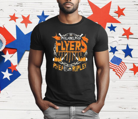Rhea Ripley Philadelphia Flyers WWE T-Shirt