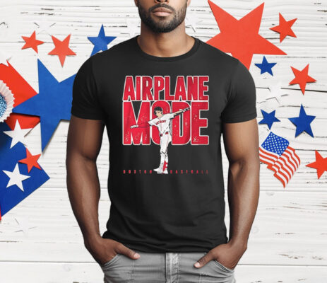 Roman Anthony Boston Red Sox Airplane Mode T-Shirt