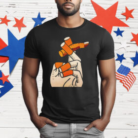 Smoking Cigarette Fingers T-Shirt