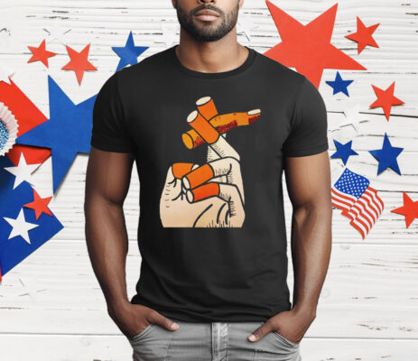 Smoking Cigarette Fingers T-Shirt