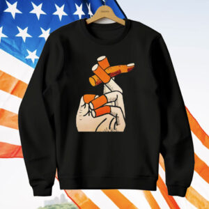Smoking Cigarette Fingers T-Shirt