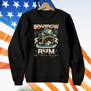 Sparrow Rum Drink Up Me Hearties Why In The Rum T-Shirt