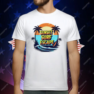 Sunset Surf Escape Vintage T-Shirt