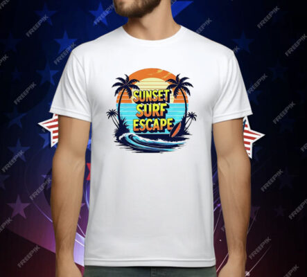 Sunset Surf Escape Vintage T-Shirt