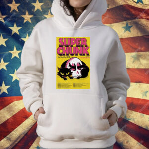 Superchunk East Coast Tour 2025 Dates Skull Cat T-Shirt