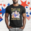 Taylor Zakhar Perez Red White And Royal Blue T-Shirt