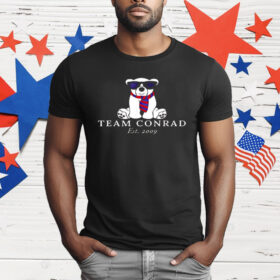 Team Conrad Junior Mint Bear Est 2009 T-Shirt
