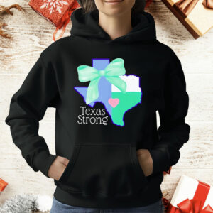 Texas Strong Green Bow T-Shirt