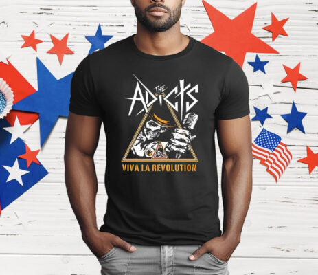 The Adicts Viva La Revolution Skull T-Shirt